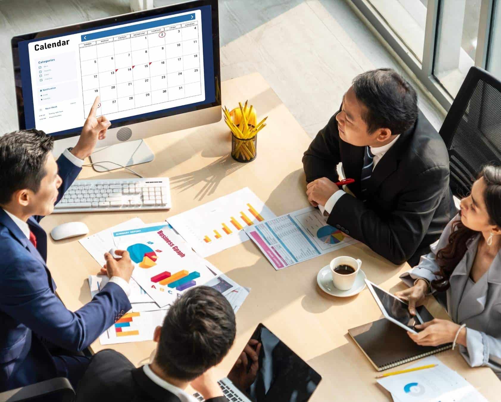 Sales team calender