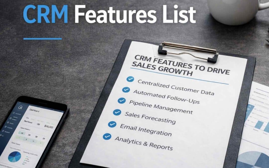 7 CRM Features List That Actually Drive Sales Growth